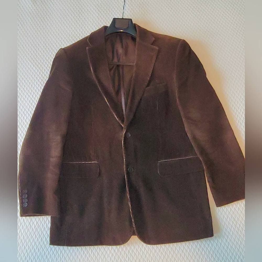 Vintage Men's Brown Corduroy Blazer